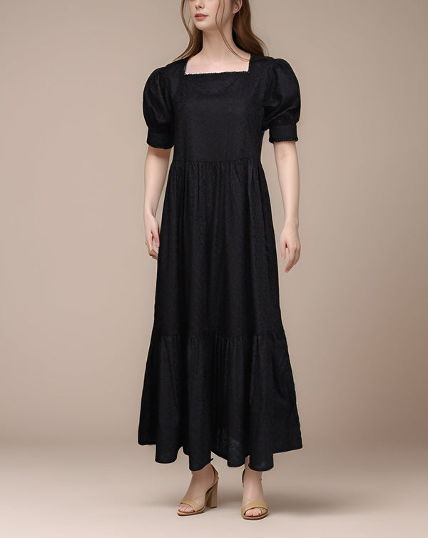 CHIKANKARI MAXI - Polkadots - 14402HG - 227577 - CHIKANKARI MAXI