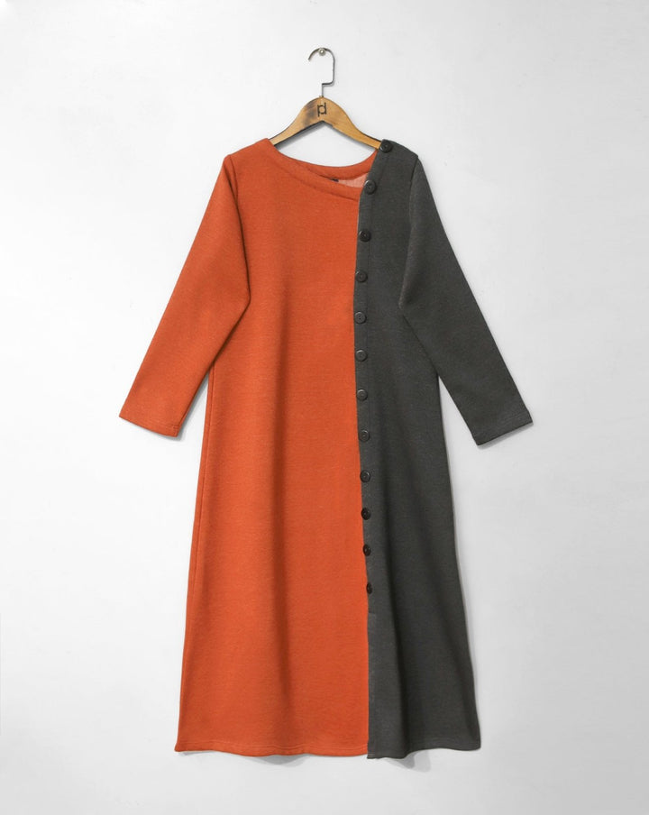 COLOR BLOCKING MAXI - Polkadots - 13897HG-220513 - COLOR BLOCKING MAXI