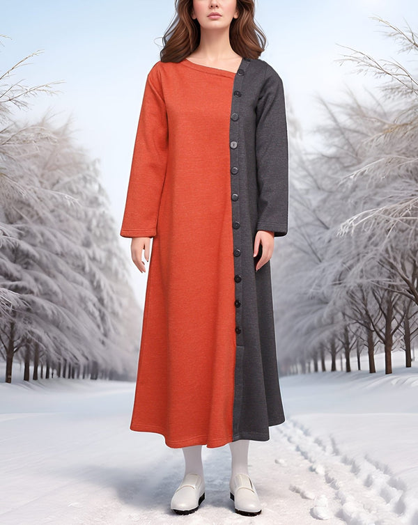 COLOR BLOCKING MAXI - Polkadots - 13897HG-235282 - COLOR BLOCKING MAXI