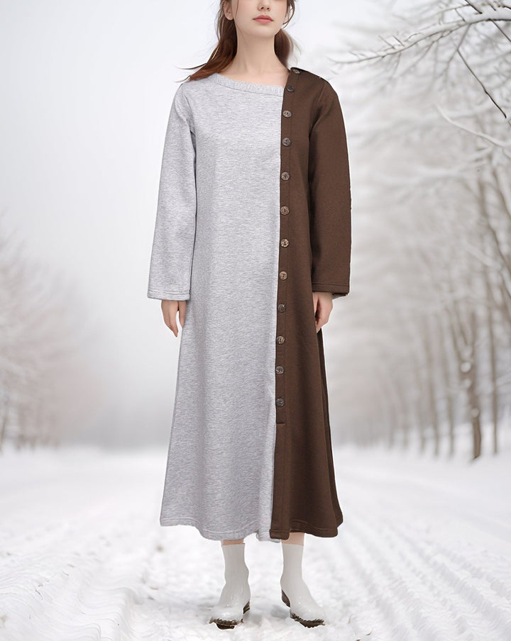 COLOR BLOCKING MAXI - Polkadots - 13897HG-220513 - COLOR BLOCKING MAXI