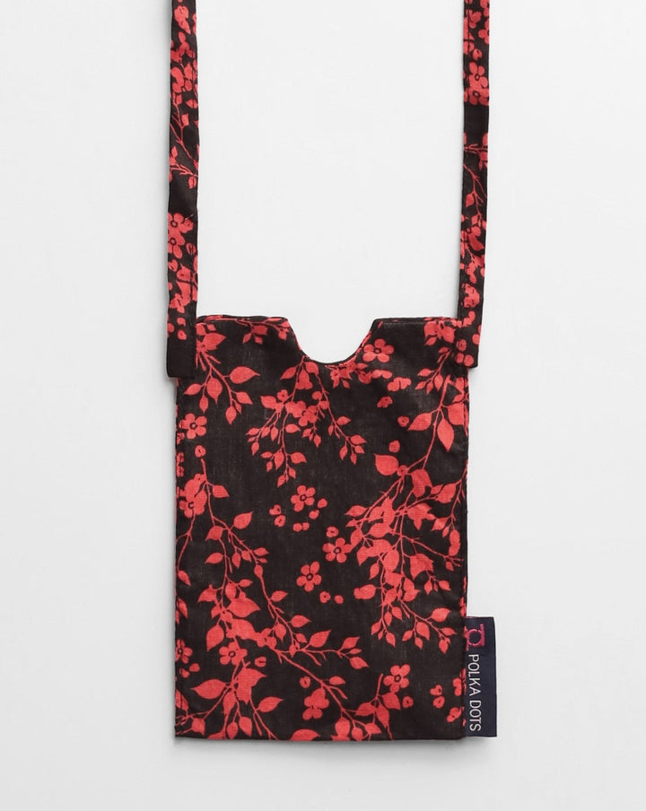  - CROSS BODY PHONE BAG - Polkadots - 13417PD-234857 - CROSS BODY PHONE BAG - 