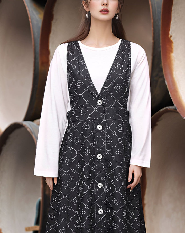 DANGRI STYLE 2 PIECE SUIT - Polkadots - 14911PD-236771 - DANGRI STYLE 2 PIECE SUIT