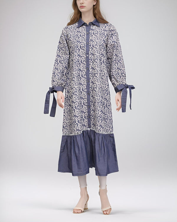 DENIM MAXI - Polkadots - 14238AR-224952 - DENIM MAXI