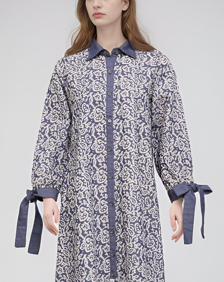 DENIM MAXI (MINOR FAULT) - Polkadots - 14238AR-224955 - DENIM MAXI (MINOR FAULT)