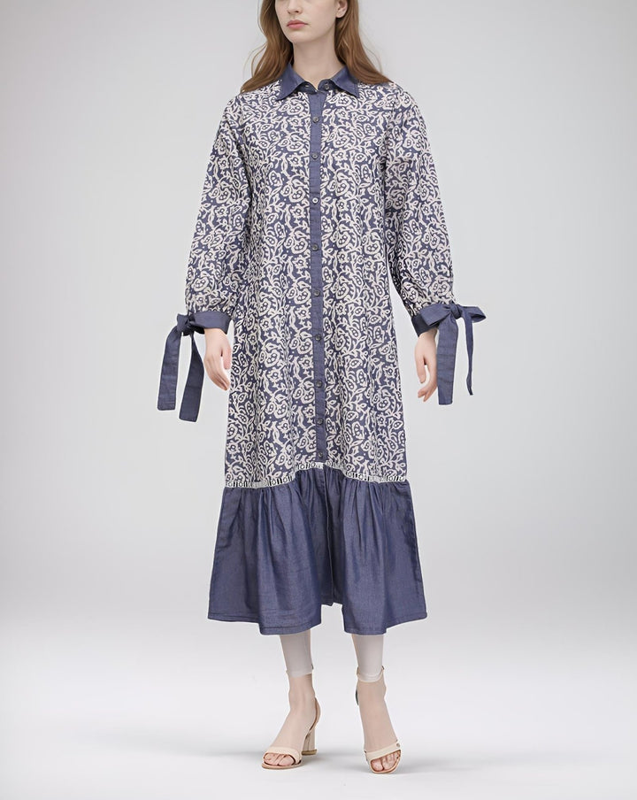 DENIM MAXI (MINOR FAULT) - Polkadots - 14238AR-224955 - DENIM MAXI (MINOR FAULT)