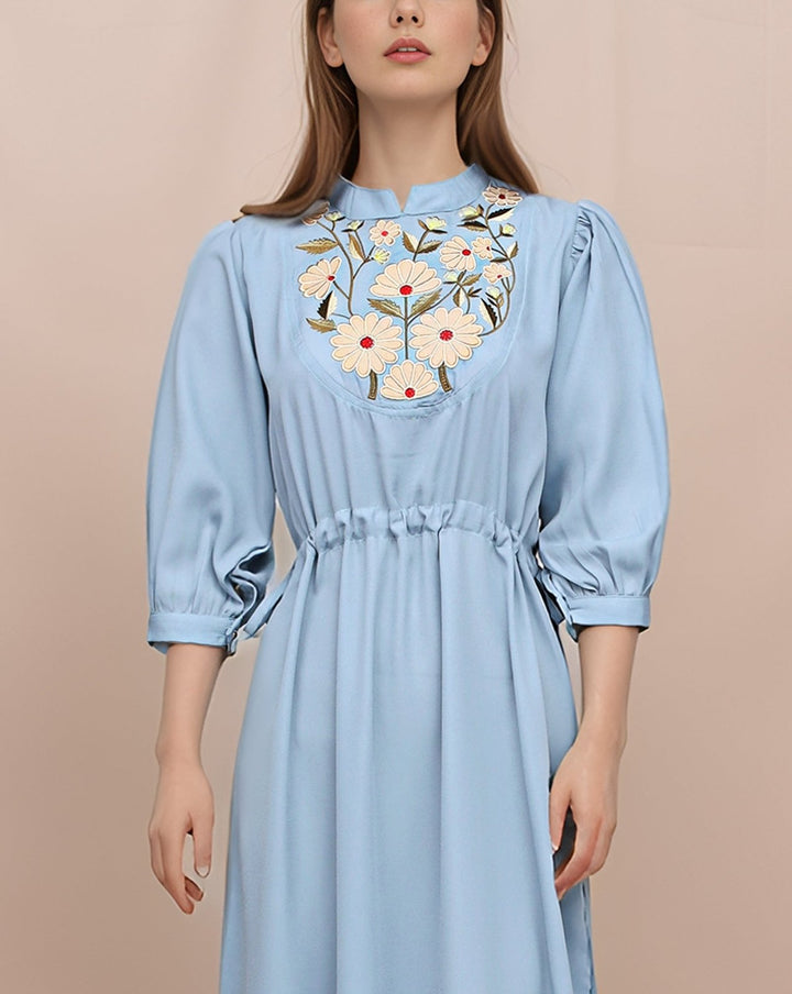  - EMBROIDERED MAXI - Polkadots - 14439HG-228125 - EMBROIDERED MAXI - 