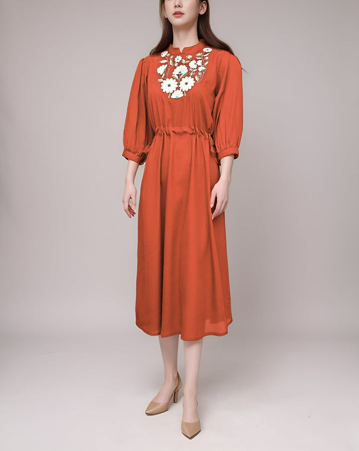  - EMBROIDERED MAXI - Polkadots - 14439HG-228125 - EMBROIDERED MAXI - 