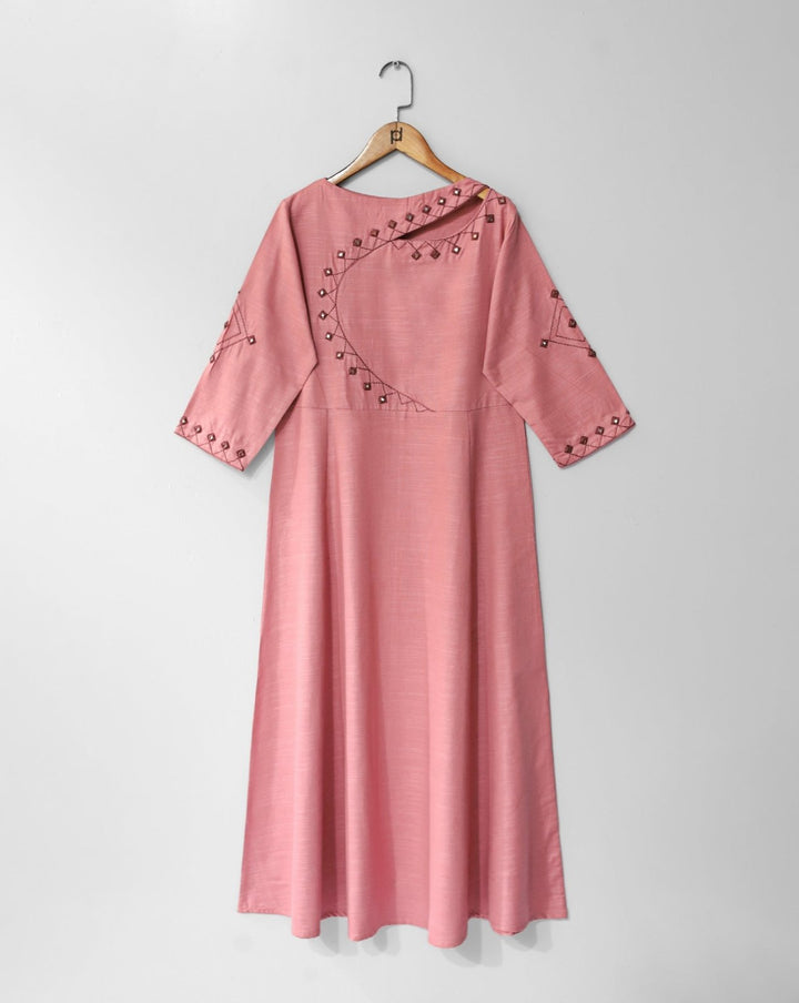 EMBROIDERED MAXI - Polkadots - 14275HG-225375 - EMBROIDERED MAXI