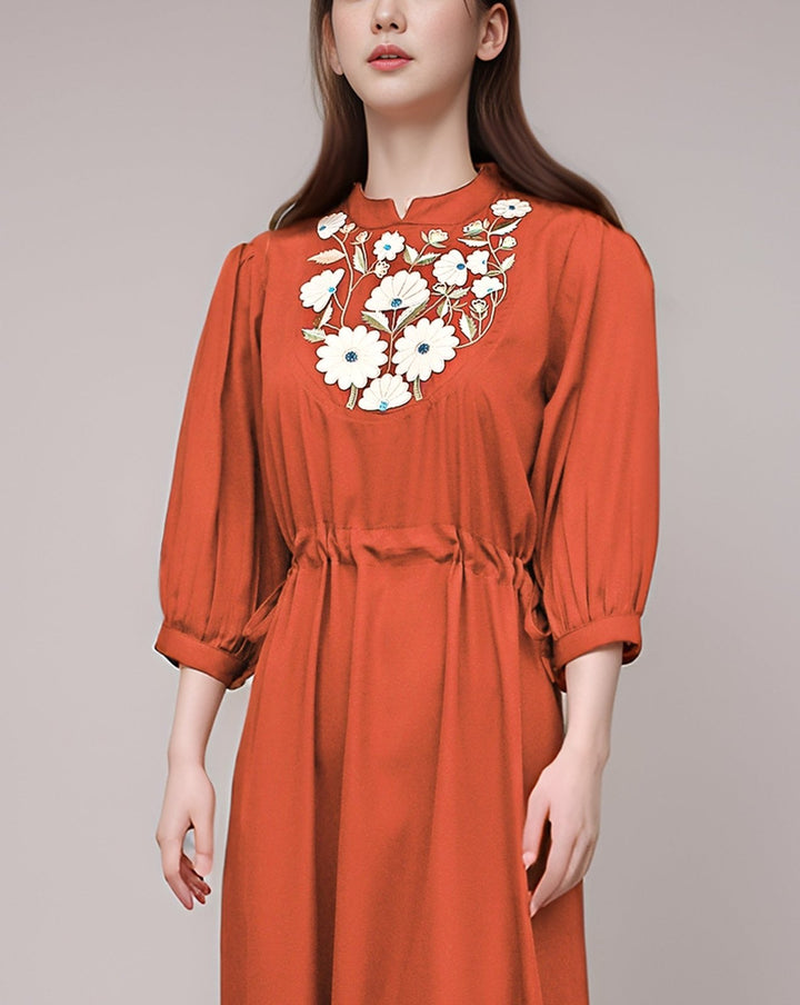  - EMBROIDERED MAXI - Polkadots - 14439HG-228125 - EMBROIDERED MAXI - 