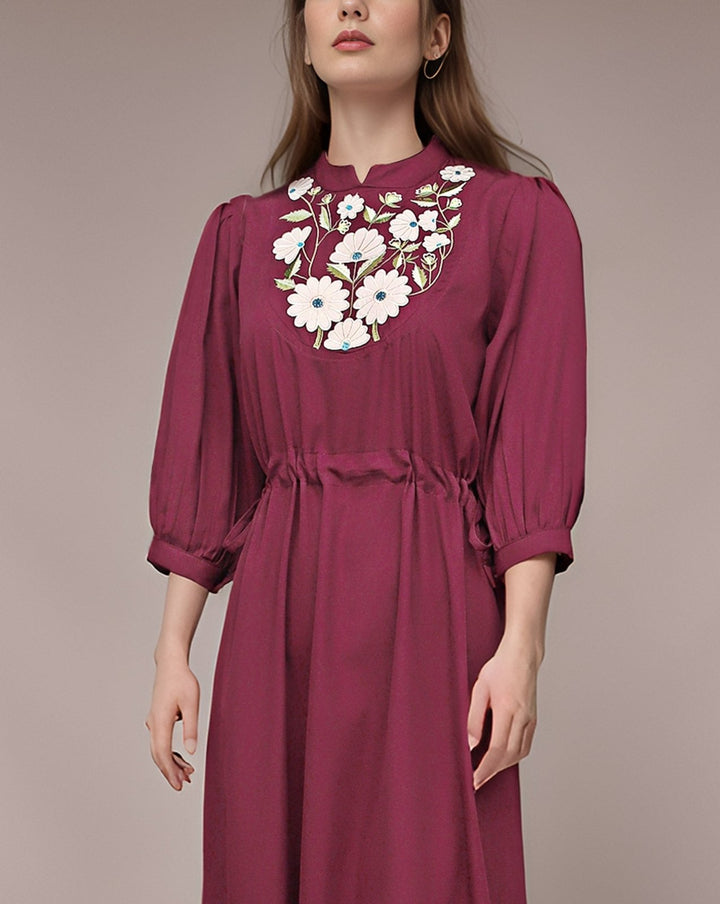  - EMBROIDERED MAXI - Polkadots - 14439HG-228125 - EMBROIDERED MAXI - 