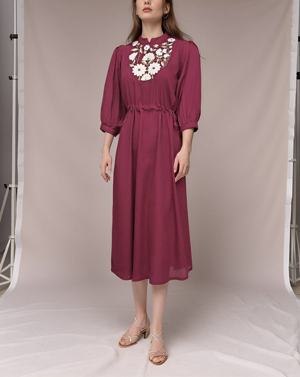  - EMBROIDERED MAXI - Polkadots - 14439HG-228122 - EMBROIDERED MAXI - 