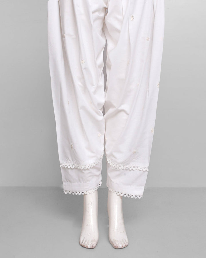 EMBROIDERED SHALWAR - Polkadots - 14358PD - 226742 - EMBROIDERED SHALWAR