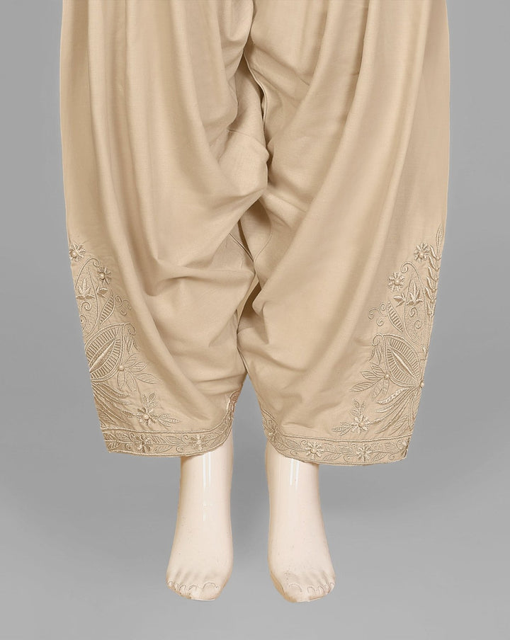 EMBROIDERED SHALWAR - Polkadots - 11604PD - 071447 - EMBROIDERED SHALWAR