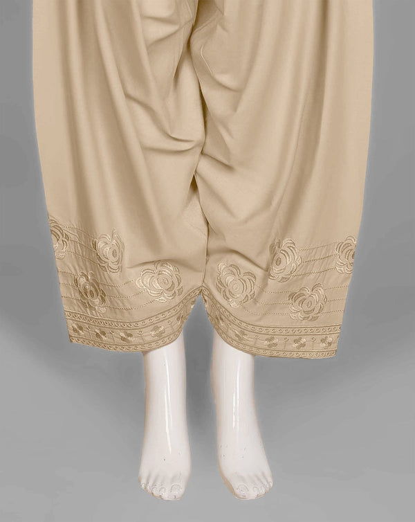 EMBROIDERED SHALWAR - Polkadots - 10764HG - 054339 - EMBROIDERED SHALWAR