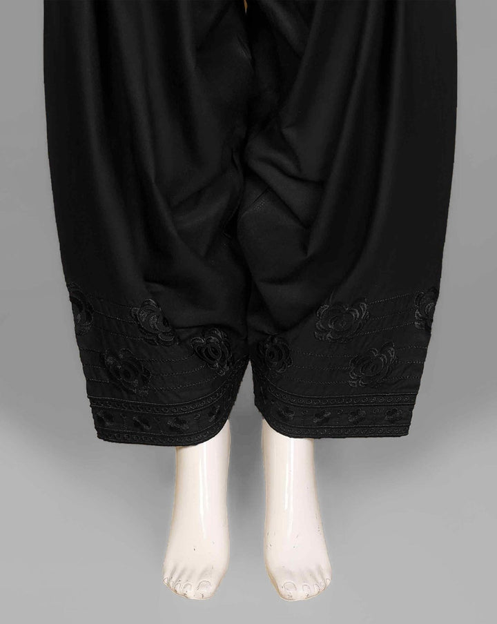 EMBROIDERED SHALWAR - Polkadots - 10764HG - 054335 - EMBROIDERED SHALWAR