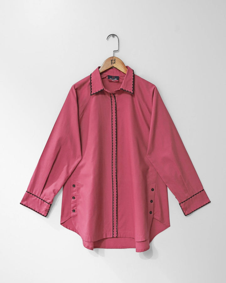  - EMBROIDERED TOP - Polkadots - 14434AR-227950 - EMBROIDERED TOP - 