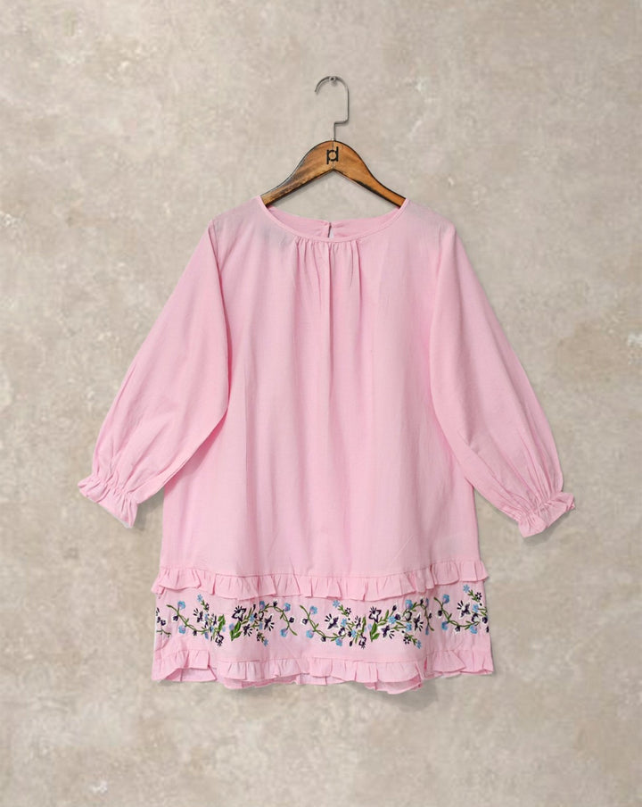  - EMBROIDERED TOP (MINOR FAULT) - Polkadots - 13348HG-231630 - EMBROIDERED TOP (MINOR FAULT) - 