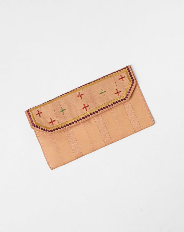  - EMBROIDERED WALLET - Polkadots - 13890PD-231807 - EMBROIDERED WALLET - 