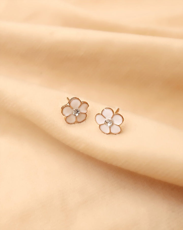  - FANCY STUDS EARINGS - Polkadots - 14618NJ-231234 - FANCY STUDS EARINGS - 