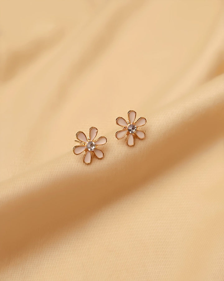  - FANCY STUDS EARINGS - Polkadots - 14618NJ-231235 - FANCY STUDS EARINGS - 