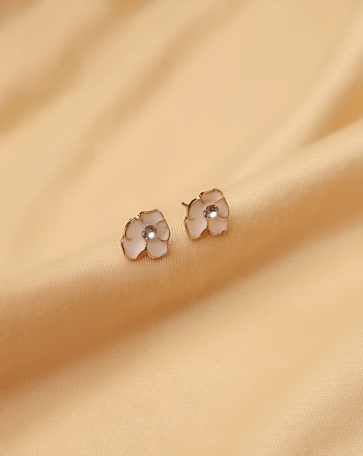  - FANCY STUDS EARINGS - Polkadots - 14618NJ-231236 - FANCY STUDS EARINGS - 