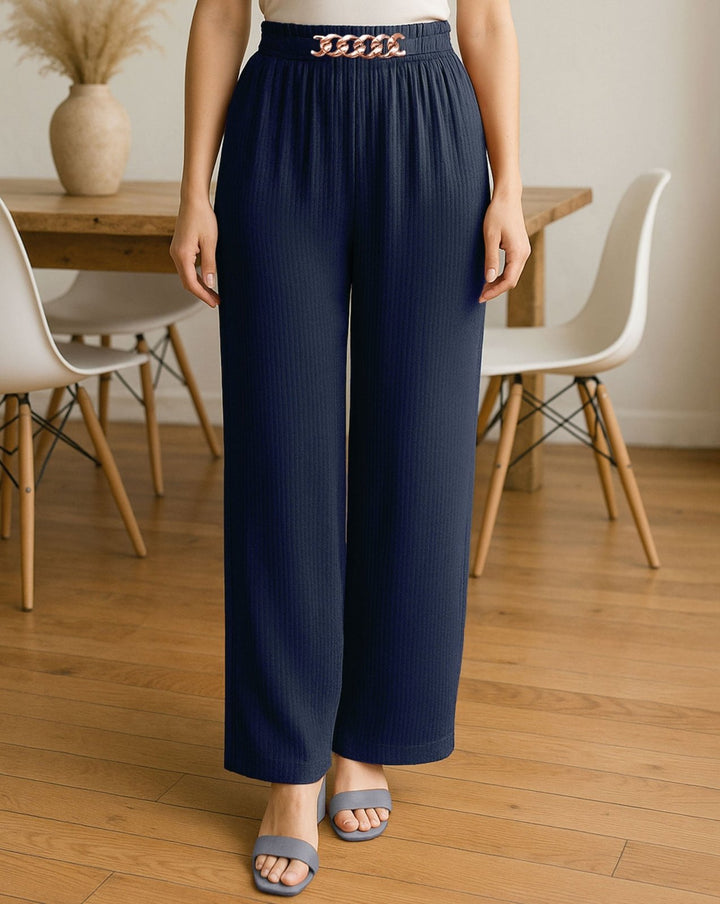 FLARED PANTS - Polkadots - 14265WF-225265 - FLARED PANTS