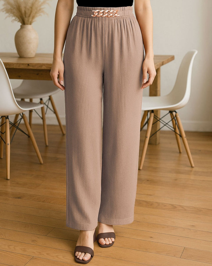 FLARED PANTS - Polkadots - 14265WF-225264 - FLARED PANTS