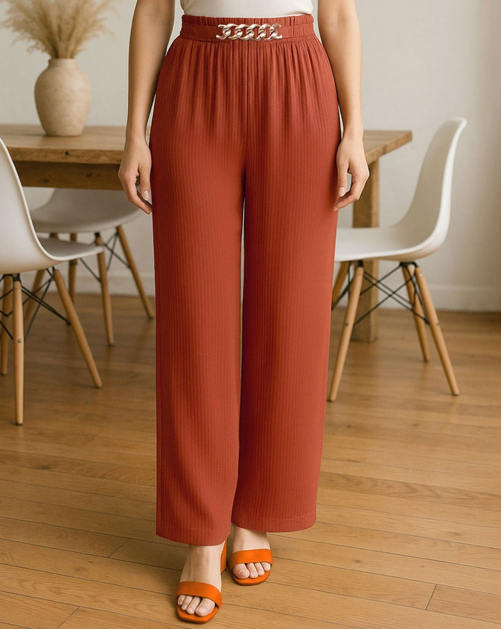 FLARED PANTS - Polkadots - 14265WF-225269 - FLARED PANTS