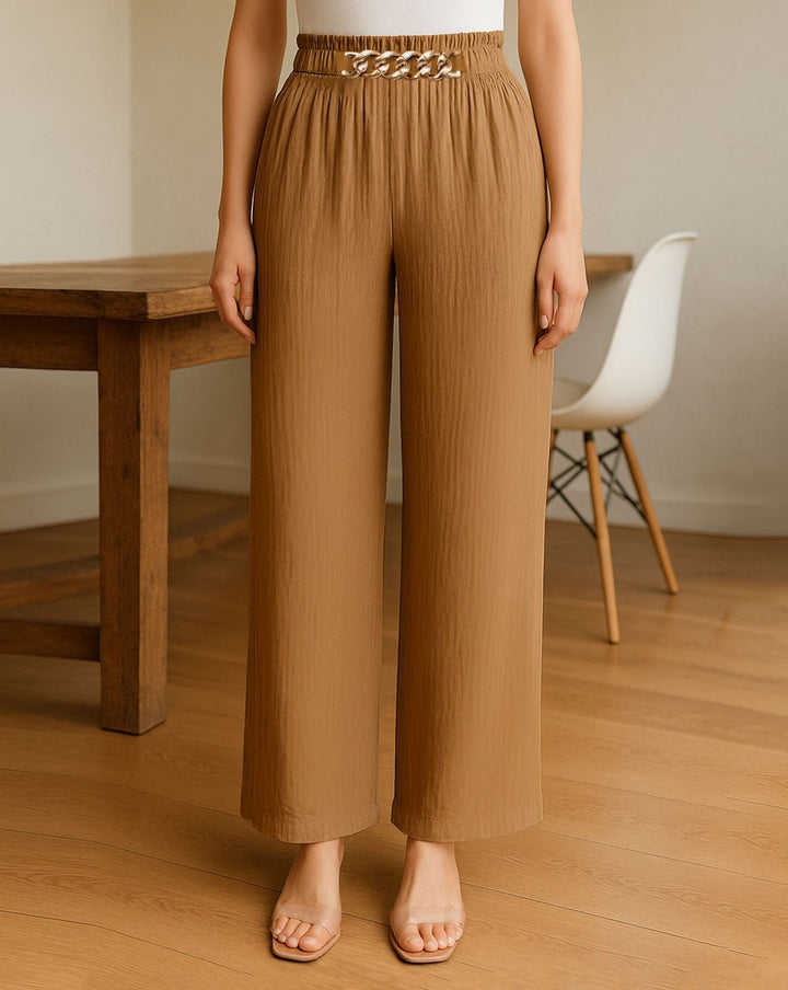 FLARED PANTS - Polkadots - 14265WF-225258 - FLARED PANTS