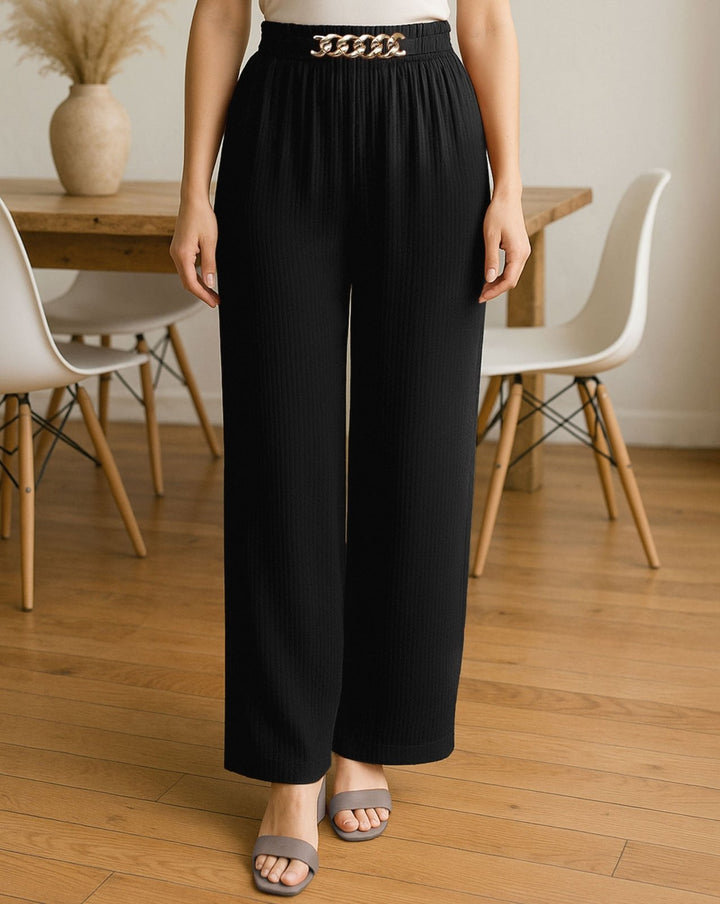 FLARED PANTS - Polkadots - 14265WF-225256 - FLARED PANTS