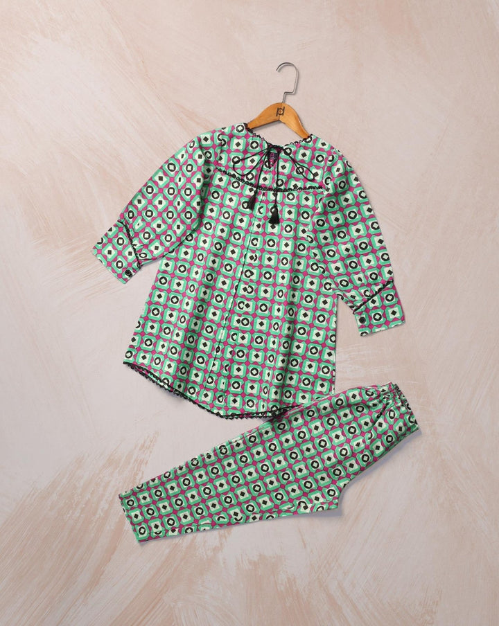 GIRLS 2 PIECE SUIT - Polkadots - 13540HG - 214712 - GIRLS 2 PIECE SUIT