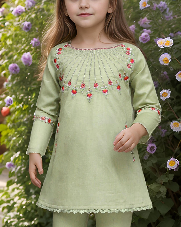  - GIRLS 2 PIECE SUIT - Polkadots - 11969QA-229630 - GIRLS 2 PIECE SUIT - 