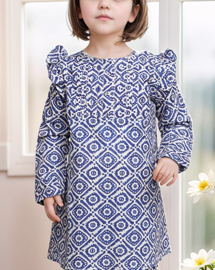 GIRLS 2 PIECE SUIT - Polkadots - 13928QA-221120 - GIRLS 2 PIECE SUIT