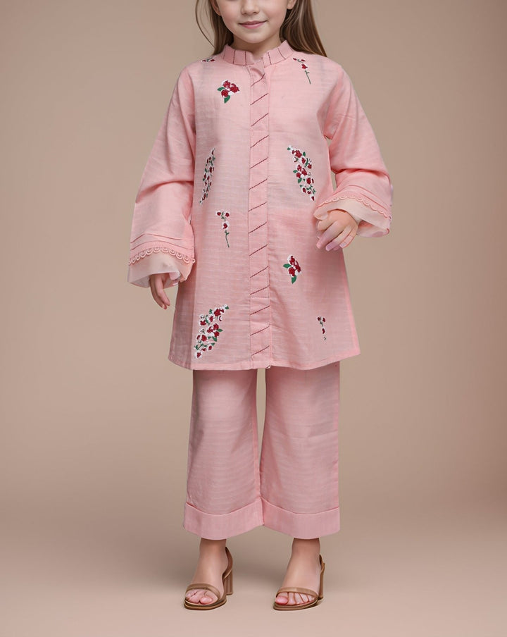  - GIRLS 2 PIECE SUIT - Polkadots - 14566AK-230582 - GIRLS 2 PIECE SUIT - 