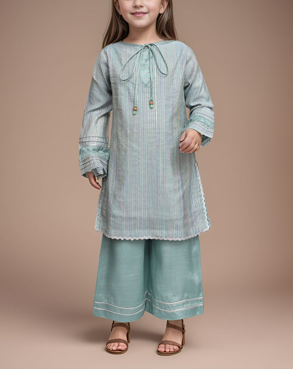  - GIRLS 2 PIECE SUIT - Polkadots - 14573MN-230679 - GIRLS 2 PIECE SUIT - 