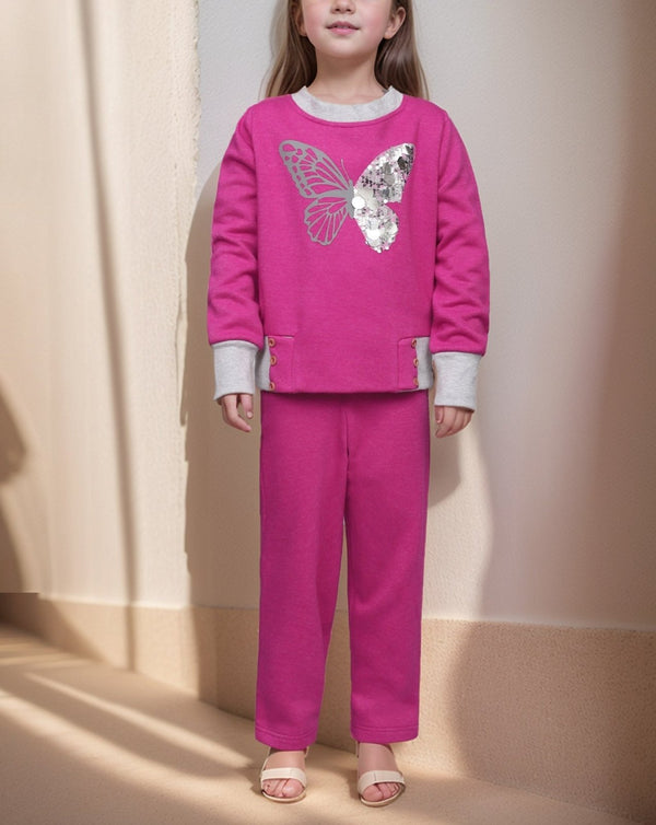 GIRLS 2 PIECE SUIT - Polkadots - 14809PD-234760 - GIRLS 2 PIECE SUIT