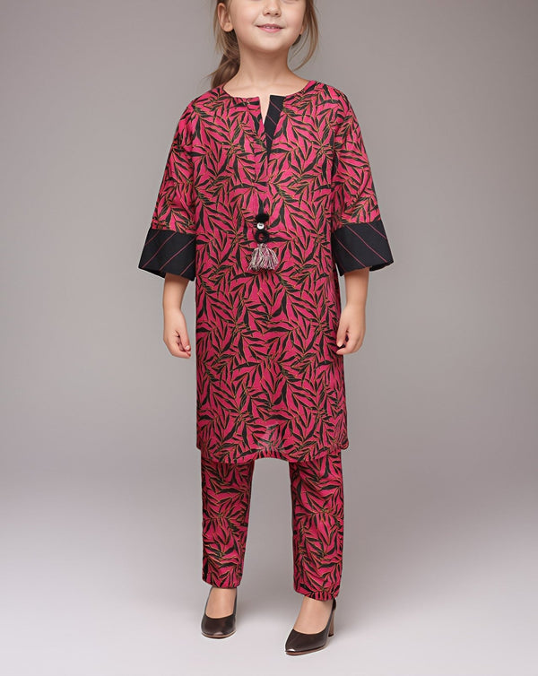  - GIRLS 2 PIECE SUIT - Polkadots - 14577AR-230736 - GIRLS 2 PIECE SUIT - 