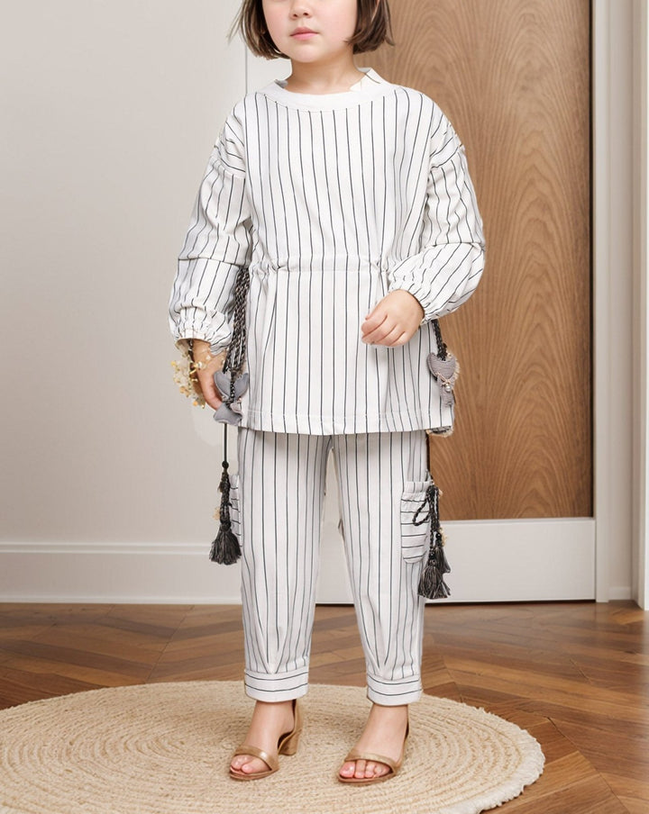 GIRLS 2 PIECE SUIT - Polkadots - 14850PD-235500 - GIRLS 2 PIECE SUIT