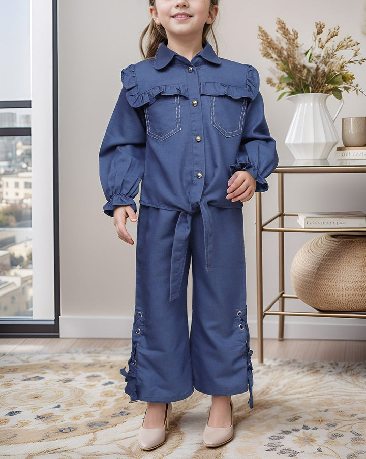 GIRLS 2 PIECE SUIT - Polkadots - 14830AK-235204 - GIRLS 2 PIECE SUIT