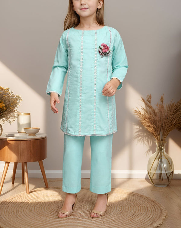 GIRLS 2 PIECE SUIT - Polkadots - 14394AK - 227346 - GIRLS 2 PIECE SUIT