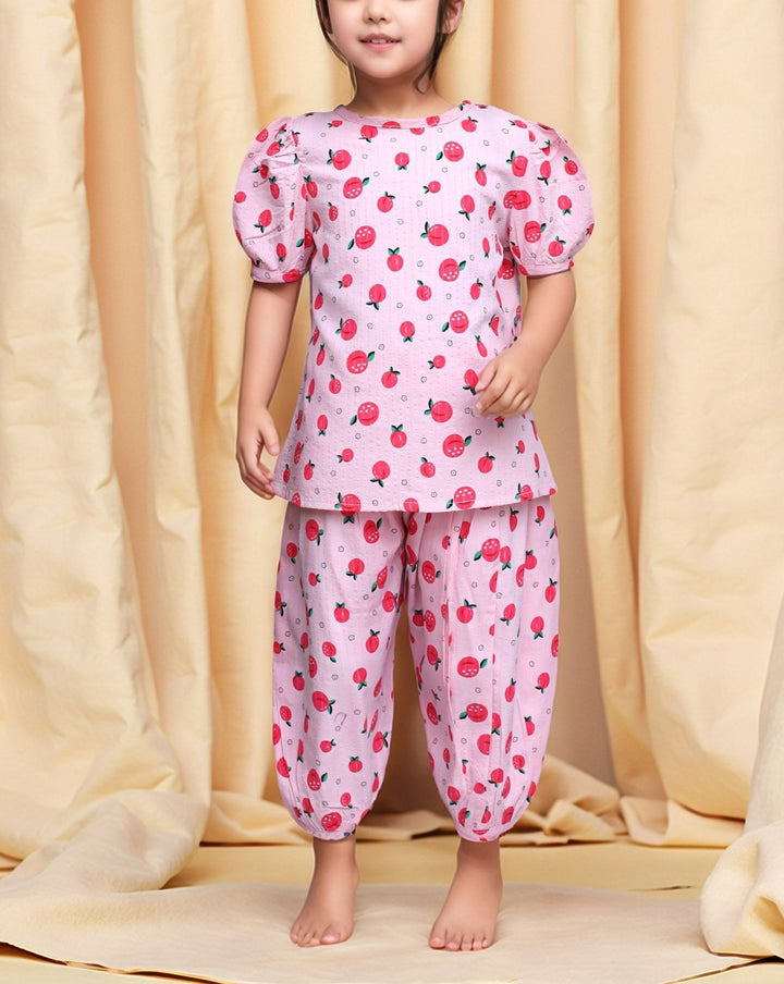  - GIRLS 2 PIECE SUIT - Polkadots - 14523HG2-231636 - GIRLS 2 PIECE SUIT - 