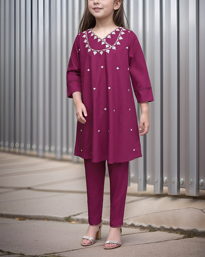 GIRLS 2 PIECE SUIT - Polkadots - 12661HG - 226484 - GIRLS 2 PIECE SUIT