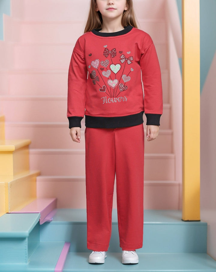 GIRLS 2 PIECE SUIT - Polkadots - 14821HG-234995 - GIRLS 2 PIECE SUIT