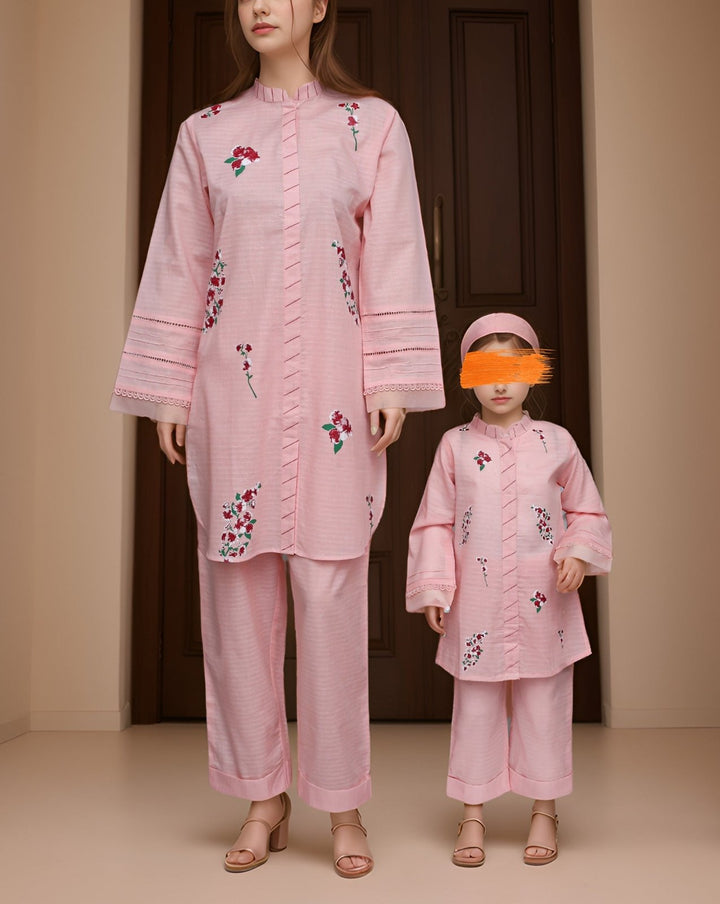  - GIRLS 2 PIECE SUIT - Polkadots - 14566AK-230582 - GIRLS 2 PIECE SUIT - 