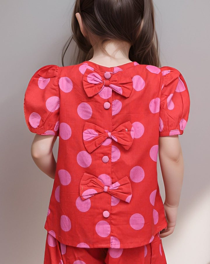  - GIRLS 2 PIECE SUIT - Polkadots - 14523HG2-231636 - GIRLS 2 PIECE SUIT - 