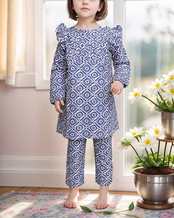 GIRLS 2 PIECE SUIT - Polkadots - 13928QA-232955 - GIRLS 2 PIECE SUIT