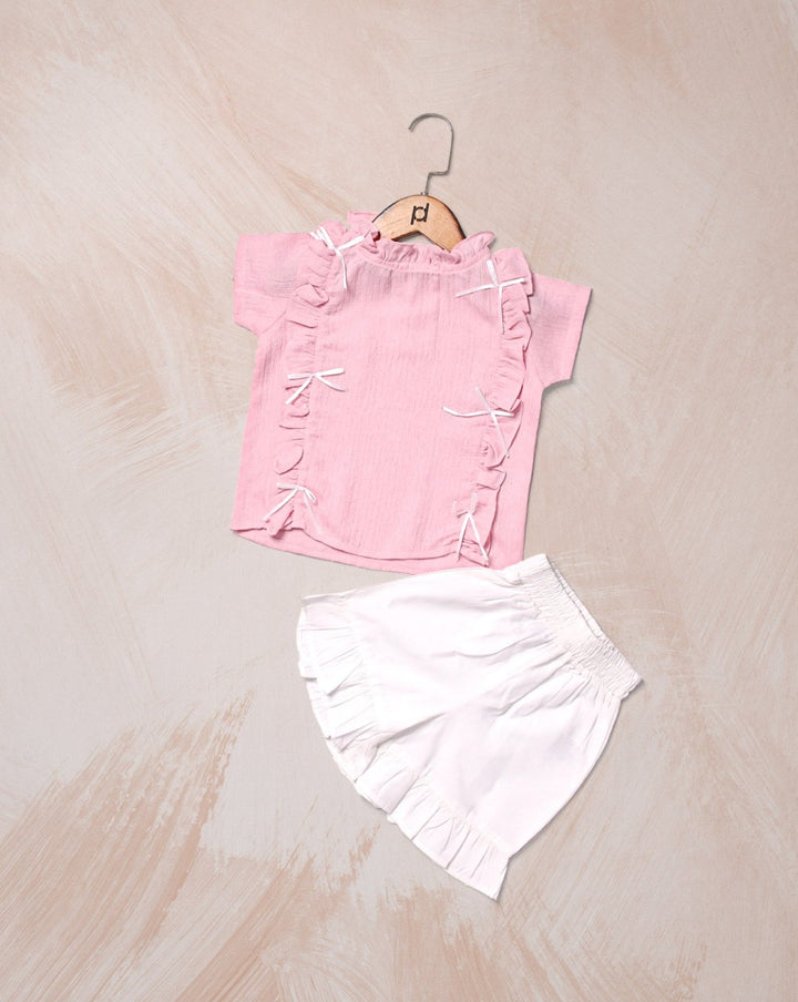 GIRLS 2 PIECE SUIT - Polkadots - 14736PD-233204 - GIRLS 2 PIECE SUIT