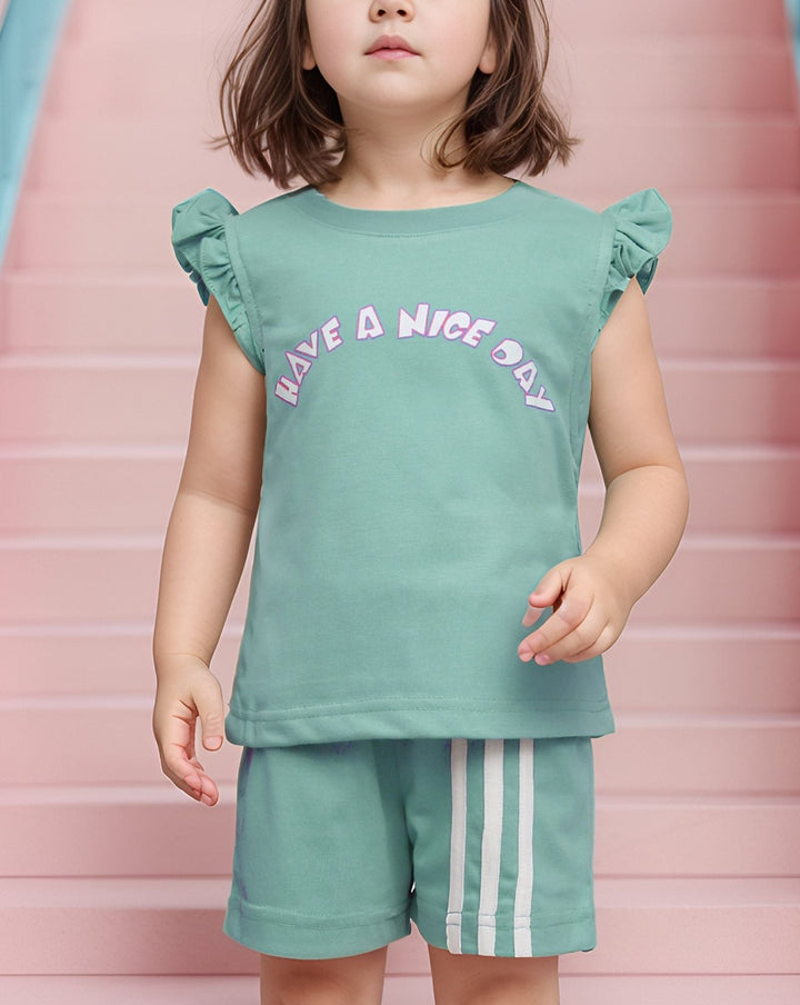 GIRLS 2 PIECE SUIT - Polkadots - 14654PD-231868 - GIRLS 2 PIECE SUIT