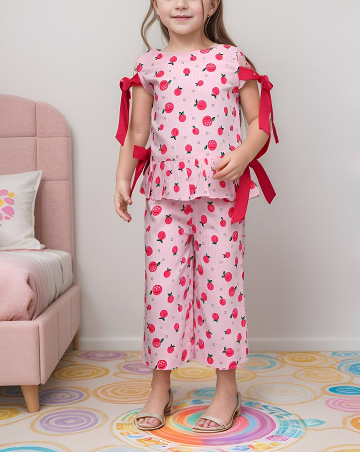 GIRLS 2 PIECE SUIT - Polkadots - 14652AY-231820 - GIRLS 2 PIECE SUIT