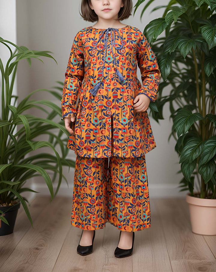 GIRLS 2 PIECE SUIT - Polkadots - 14128MN-224053 - GIRLS 2 PIECE SUIT